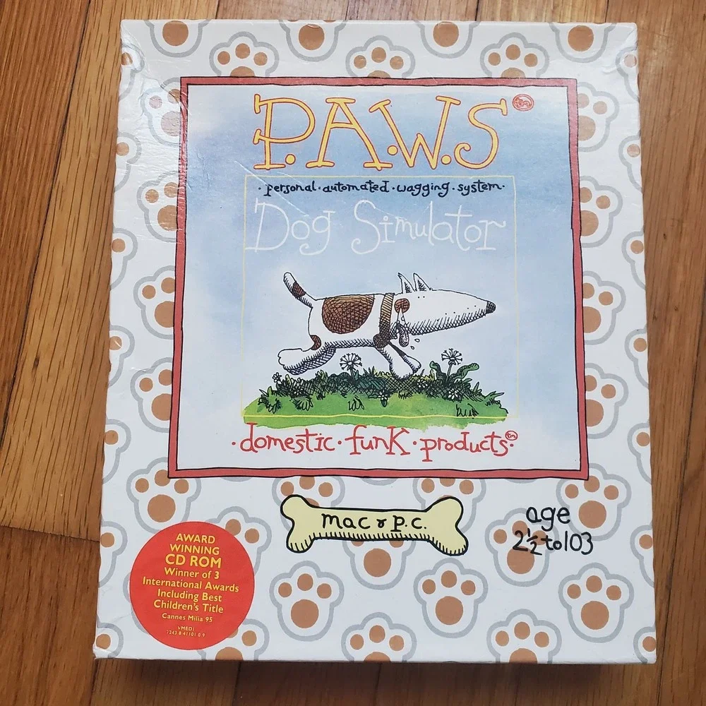 PAWS personal automated wagging system dog simulator Mac pc computer video game
